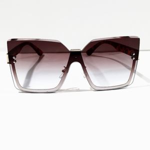 Ladies' Rimless Oversized Fashion Sunglasses